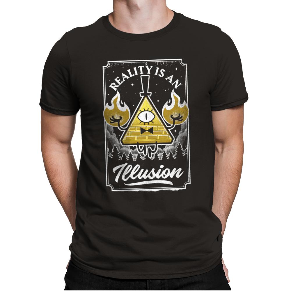 Cartoon Triangle Reality Illusion